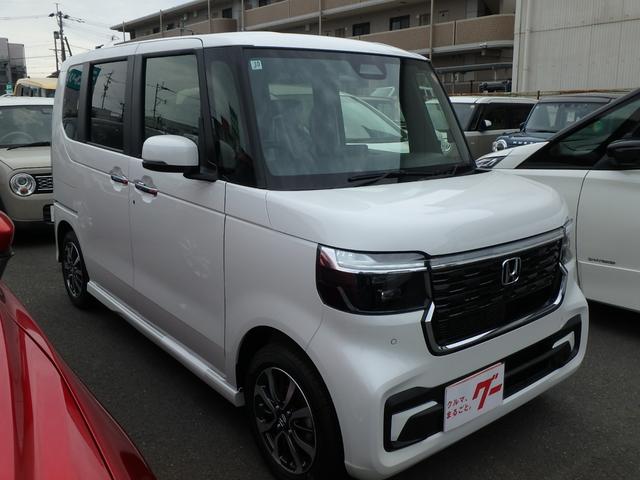 Ｎ－ＢＯＸカスタム ベースグレード　届出済未使用車　リアカメラ　左側電動スライドドア　衝突防止軽減ブレーキ　スマートキー　プッシュスタート　ＬＥＤヘッドライト　Ｗシートヒーター　レーンサポート　ソナー　クルーズコントロール（45枚目）