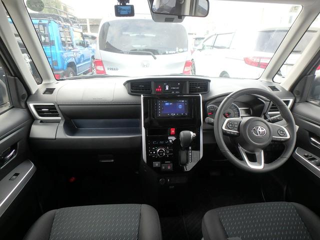 ルーミー カスタムG 前後ドライブレコーダー ETC パノラミックビューモニター ディスプレイオーディオ 両側電動スライドドア 衝突防止軽減ブレーキ レーンサポート ソナー クルーズコントロール プッシュスタート(18枚目)