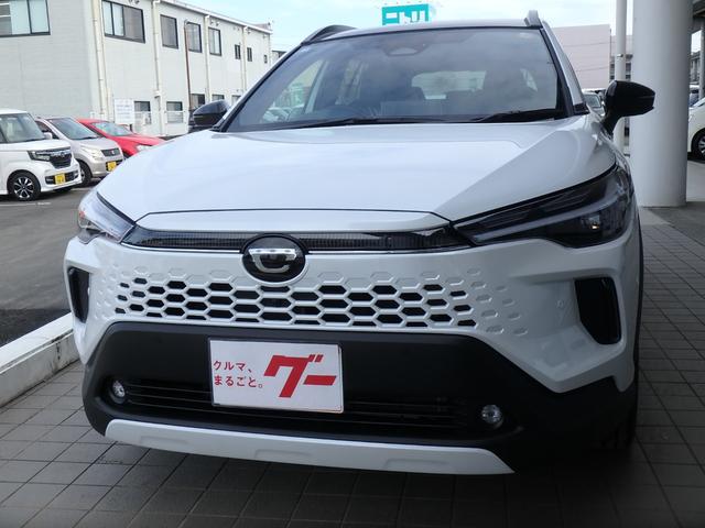 カローラクロス ハイブリッド Z 登録済未使用車 前後ドライブレコーダー ETC2.0 全方位カメラ ナビ リアカメラ 衝突防止軽減ブレーキ スマートキー LEDヘッドライト レーンサポート ソナー クルーズコントロール オートライト(2枚目)