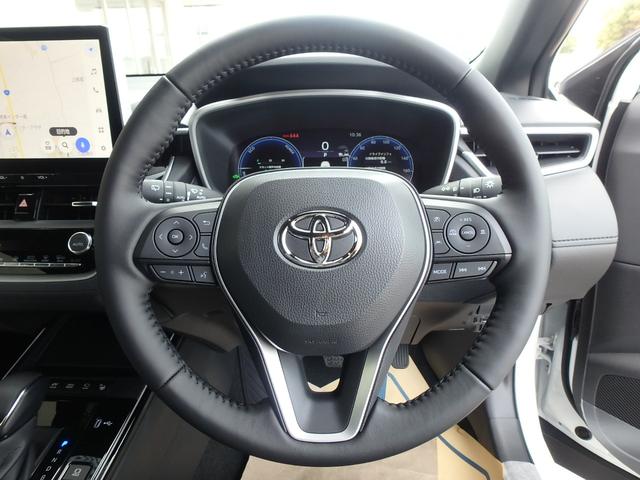 カローラクロス ハイブリッド Z 登録済未使用車 前後ドライブレコーダー ETC2.0 全方位カメラ ナビ リアカメラ 衝突防止軽減ブレーキ スマートキー LEDヘッドライト レーンサポート ソナー クルーズコントロール オートライト(9枚目)