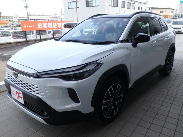 カローラクロス ハイブリッド Z 登録済未使用車 前後ドライブレコーダー ETC2.0 全方位カメラ ナビ リアカメラ 衝突防止軽減ブレーキ スマートキー LEDヘッドライト レーンサポート ソナー クルーズコントロール オートライト(55枚目)