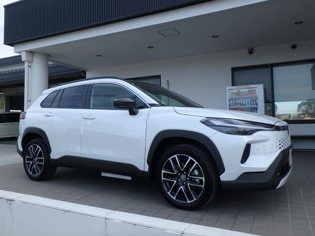 カローラクロス ハイブリッド Z 登録済未使用車 前後ドライブレコーダー ETC2.0 全方位カメラ ナビ リアカメラ 衝突防止軽減ブレーキ スマートキー LEDヘッドライト レーンサポート ソナー クルーズコントロール オートライト(58枚目)