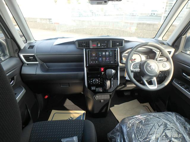 ルーミー カスタムG-T 登録済未使用車 ターボ ディスプレイオーディオ リアカメラ 衝突防止軽減ブレーキ レーンサポート ソナー クルーズコントロール スマートキー プッシュスタート LEDヘッドライト 両側電動スライドドア(11枚目)