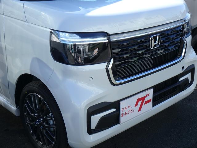 Ｎ－ＢＯＸカスタム ターボ　届出済未使用車　リアカメラ　両側電動スライドドア　スマートキー　プッシュスタート　衝突防止軽減ブレーキ　ＬＥＤヘッドライト　レーンサポート　ソナー　クルーズコントロール　Ｗシートヒーター　オートライト（46枚目）