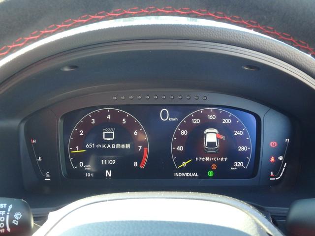 シビック タイプＲ　登録済未使用車　ＥＴＣ２．０　ナビ　リアカメラ　スマートキー　プッシュスタート　衝突防止軽減ブレーキ　ＬＥＤヘッドライト　６ＭＴ　レーンサポート　ソナー　クルーズコントロール　オートライト（30枚目）