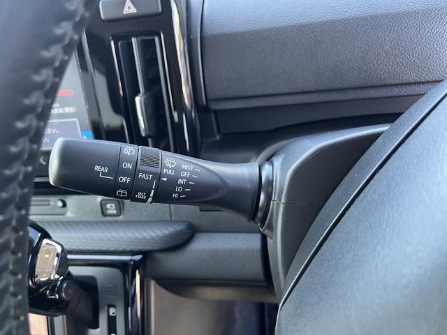 ワイパーの速度や間隔を細かく設定出来ますよ