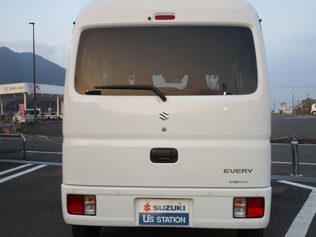エブリイ ＰＡリミテッド　４ＷＤ　衝突被害軽減ブレーキ　４ＷＤ　アイドリングストップ　ＣＶＴ　ＡＭ／ＦＭラジオ　マニュアルエアコン　パワステ　パワーウィンドウ　キーレスエントリー　オートライト　両側スライドドア　スモークガラス　ＥＳＰ（47枚目）