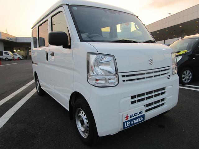 エブリイ ＰＡリミテッド　４ＷＤ　衝突被害軽減ブレーキ　４ＷＤ　アイドリングストップ　ＣＶＴ　ＡＭ／ＦＭラジオ　マニュアルエアコン　パワステ　パワーウィンドウ　キーレスエントリー　オートライト　両側スライドドア　スモークガラス　ＥＳＰ（50枚目）