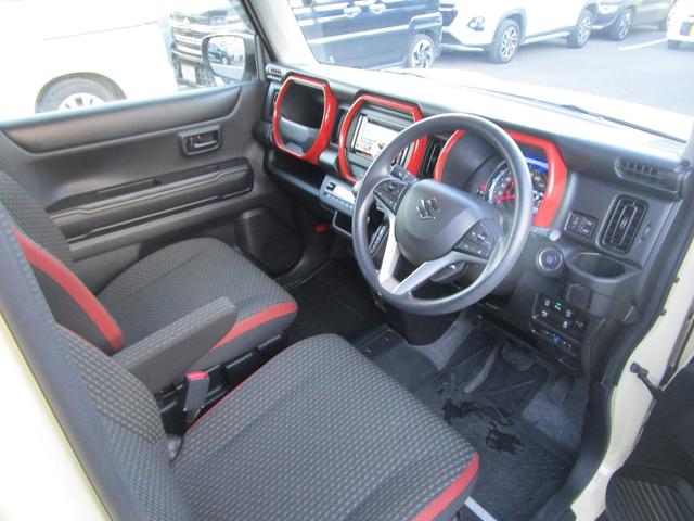 ハスラー ハイブリッドGターボ デュアルカメラブレーキサポート マイルドハイブリッド CD CVT パドルシフトオートエアコン リモコンキー キーレススタート オートライト シートヒーター オーディオスイッチ ACC ETC ESP(12枚目)