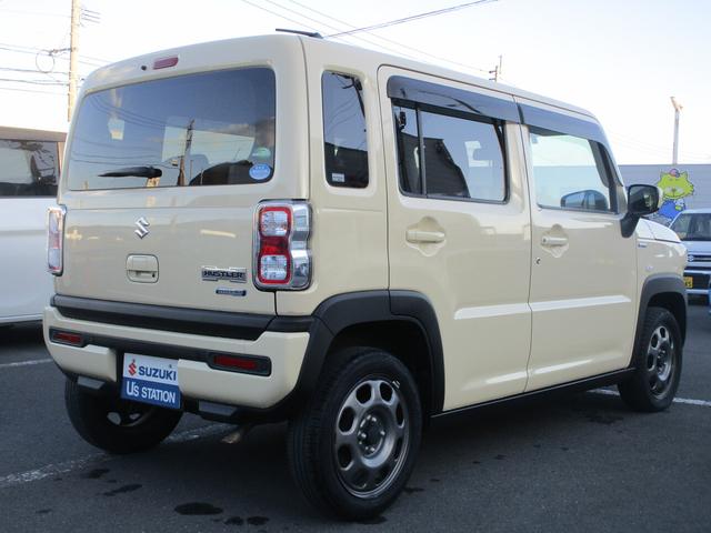 ハスラー ハイブリッドGターボ デュアルカメラブレーキサポート マイルドハイブリッド CD CVT パドルシフトオートエアコン リモコンキー キーレススタート オートライト シートヒーター オーディオスイッチ ACC ETC ESP(50枚目)