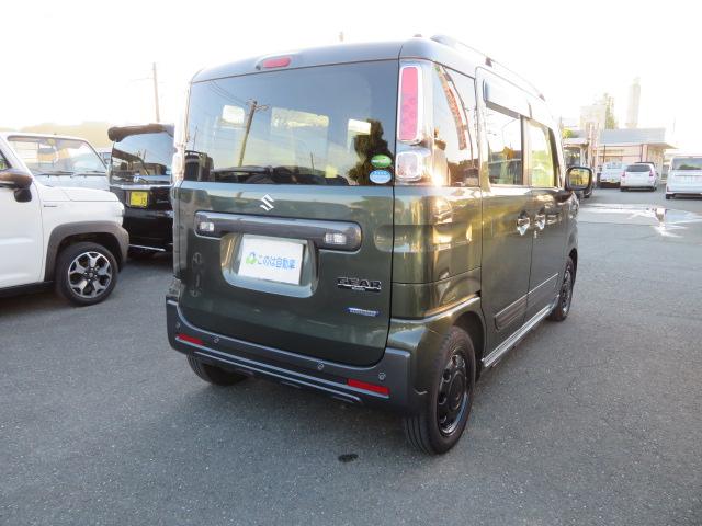 スペーシアギア ハイブリッドＸＺ　ブレーキサポート　ナビ　Ｂｌｕｅｔｏｏｔｈ　フルセグテレビ　前後ドライブレコーダー　シートヒーター　ＥＴＣ　ＬＥＤヘッドライト　禁煙車　スマートキー　サイドエアバッグ（3枚目）