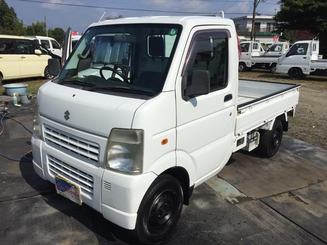 キャリイトラック 　４ＷＤ　５速車　車検Ｒ８年１１月　エアコン　パワステ（3枚目）