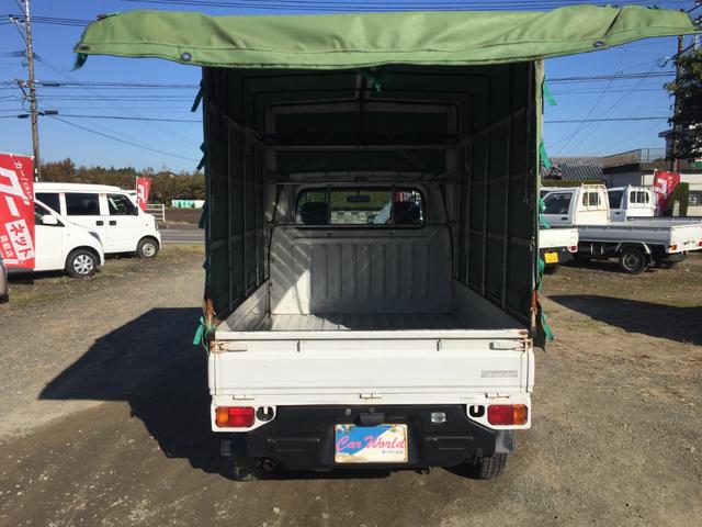 サンバートラック 　幌車　車検整備付き　オートマ車　エアコン　パワステ付き　エアバック　タイミングＢ交換済み（8枚目）