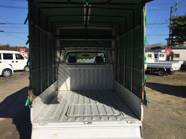 サンバートラック 　幌車　車検整備付き　オートマ車　エアコン　パワステ付き　エアバック　タイミングＢ交換済み（9枚目）
