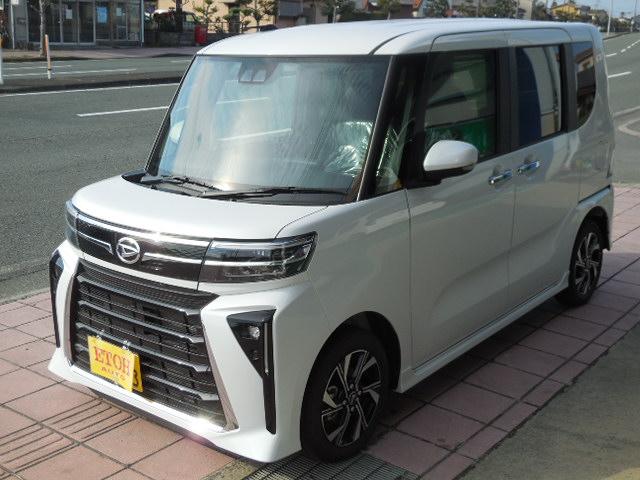 タント カスタムＸ　届出済未使用車　両側パワースライドドア　スマートアシスト　シートヒーター　ＬＥＤライト　バックカメラ　オートライト（3枚目）