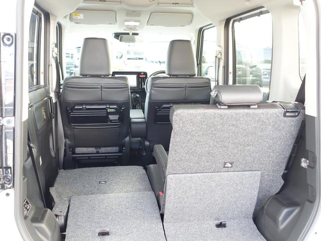 スペーシアカスタム カスタム　ＨＹＢＲＩＤ　ＸＳターボ　ＦＦ　ＣＶＴ　軽量衝撃吸収ボディー　ＴＥＣＴ〈テクト〉・デュアルセンサーブレーキサポートＩＩ・誤発進抑制機能・後方誤発進抑制機能・低速時ブレーキサポート（前進・後退）・パーキングセンサー（フロント・リヤ）（67枚目）