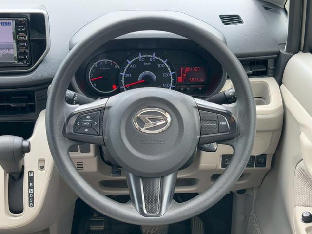 ムーヴ Ｌ　ＳＡ　ワンオーナー車　キーレス　純正ナビ　ＤＴＶ　Ｂカメラ　ステアリングスイッチ　ユピテルドラレコ　衝突被害軽減ブレーキ・スマートアシスト　走行距離５９０００ｋｍ（12枚目）