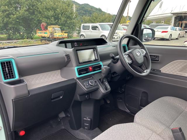 タント Xセレクション 左側電動スライドドア シートヒーター プッシュスタート コーナーセンサー スマートキー ナビTV バックカメラ Bluetooth センターピラー(28枚目)