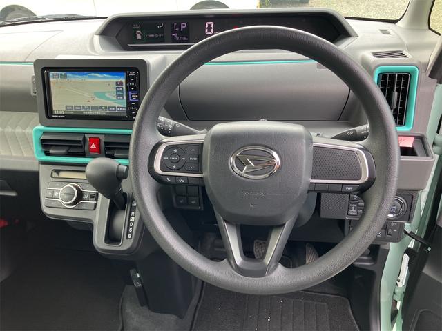 タント Xセレクション 左側電動スライドドア シートヒーター プッシュスタート コーナーセンサー スマートキー ナビTV バックカメラ Bluetooth センターピラー(33枚目)