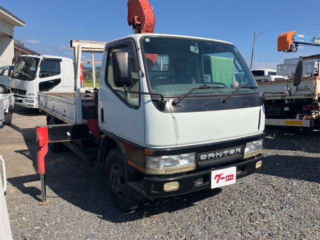 キャンター トラック 4段クレーン MT ETC エアコン パワーステアリング パワーウィンドウ 運転席エアバッグ(3枚目)