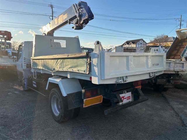 キャンター 5速マニュアル ダンプクレーン タダノ3段クレーン 後輪ダブル ETC エアコン パワーウィンドウ 運転席エアバッグ(14枚目)