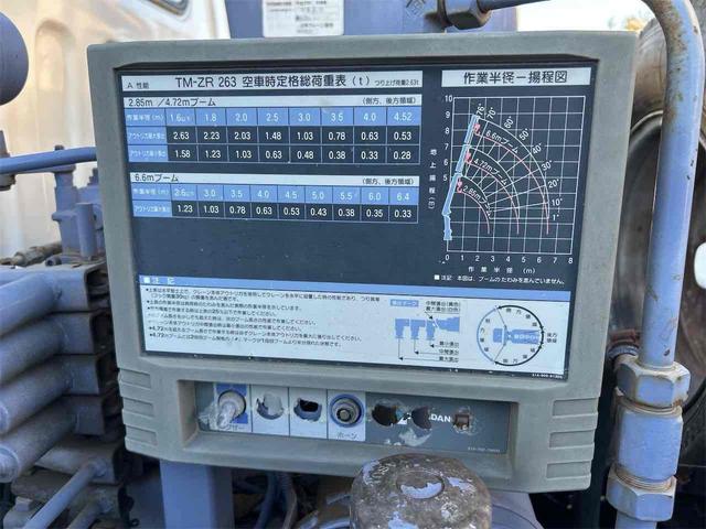 キャンター 5速マニュアル ダンプクレーン タダノ3段クレーン 後輪ダブル ETC エアコン パワーウィンドウ 運転席エアバッグ(22枚目)