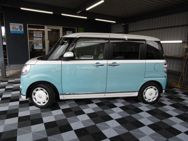 ムーヴキャンバス ＧメイクアップＶＳ　ＳＡＩＩＩ　純正ナビ・フルセグＴＶ　Ｂカメラ　全周囲カメラ　両側パワスラ　ＥＴＣ　ドラレコ　スマートキー　アイドリングストップ　シートヒーター　ＬＥＤライト（5枚目）