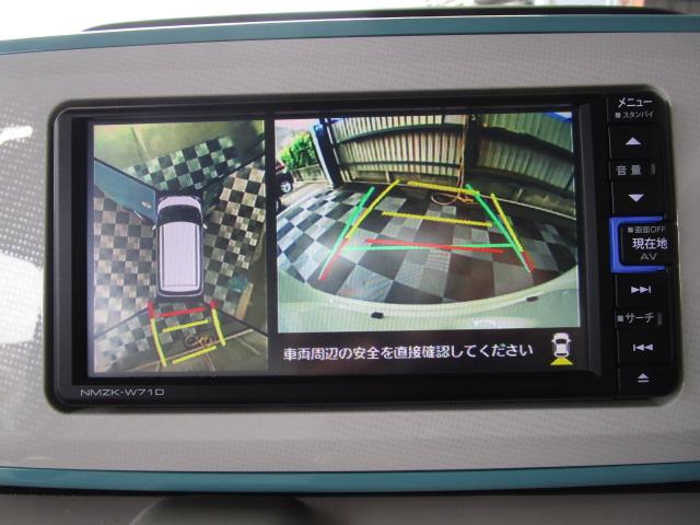 ムーヴキャンバス ＧメイクアップＶＳ　ＳＡＩＩＩ　純正ナビ・フルセグＴＶ　Ｂカメラ　全周囲カメラ　両側パワスラ　ＥＴＣ　ドラレコ　スマートキー　アイドリングストップ　シートヒーター　ＬＥＤライト（11枚目）