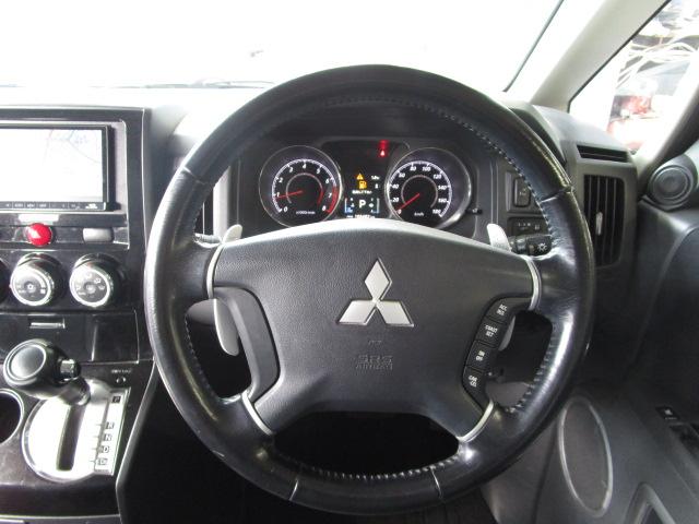 デリカD:5 G パワーパッケージ メモリーナビ・フルセグTV ETC Bカメラ 後方モニター ドラレコ アイドリングストップ クルーズコントロール 両側パワスラ HIDライト MTモード 社外AW(9枚目)