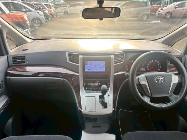 ヴェルファイア 2.4Z 純正エアロ 18AW ナビ TV CD DVD BT バックカメラ ETC 後席モニター 両側電動スライドドア HIDライト フォグ ミラーウィンカー スマートキー(18枚目)