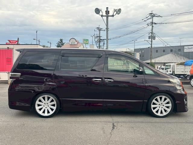 ヴェルファイア 2.4Z 純正エアロ 外19AW 車高調 ナビ TV CD DVD BT バックカメラ 両側パワースライドドア HIDライト フォグ ミラーウィンカー ETC スマートキー 後期モデル(8枚目)