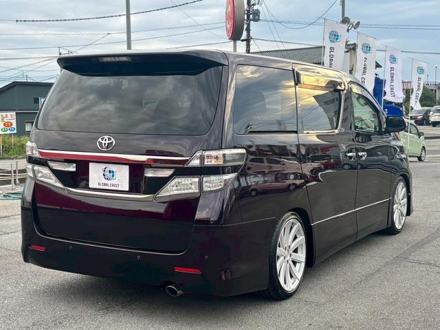 ヴェルファイア 2.4Z 純正エアロ 外19AW 車高調 ナビ TV CD DVD BT バックカメラ 両側パワースライドドア HIDライト フォグ ミラーウィンカー ETC スマートキー 後期モデル(9枚目)