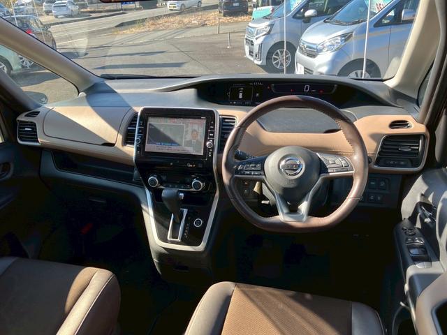 セレナ ハイウェイスター　Ｖセレクション　９型ナビ　ＴＶ　ＣＤ　ＤＶＤ　ＢＴ　全方位カメラ　ＥＴＣ　後席モニター　両側ハンズフリーオートスライドドア　プレミアムインテリアハーフレザーシート　エマージェンシーブレーキ　ＬＥＤライト　フォグ（21枚目）