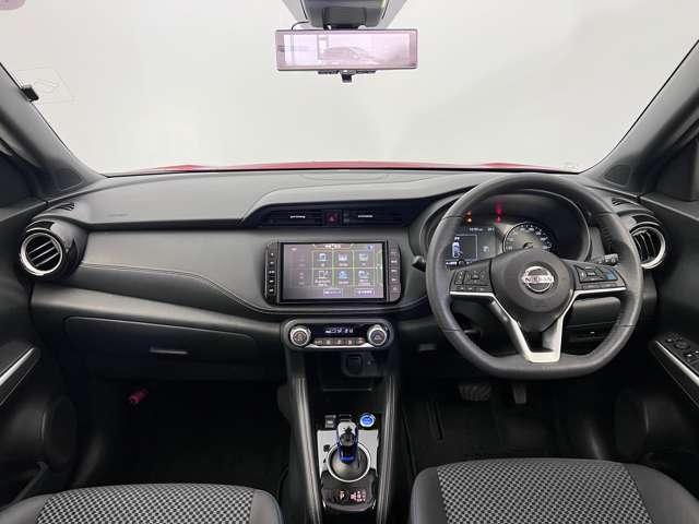 キックス 1.2 X (e-POWER) 前後ドラレコ ETC プロパイロット 全周囲カ ナビ&TV 追従クルコン スマートキー LEDヘッド レーンアシスト パワーステアリング 盗難防止システム ETC 整備記録簿有 メモリーナビ サイドエアバッグ アルミ AAC キーレス Iストップ(3枚目)