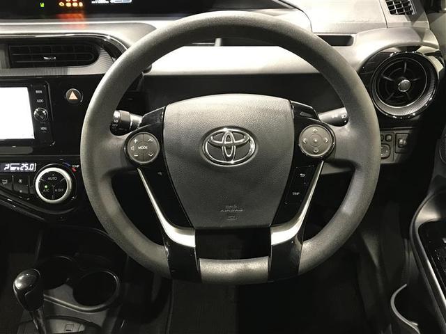 アクア Sスタイルブラック AUX端子 記録簿あり バックモニタ- 地デジフルセグ ナビTV イモビライザー LEDライト スマートキープッシュスタート ETC付き Wエアバッグ キーフリ メモリーナビゲーション ドラレコ付き(9枚目)