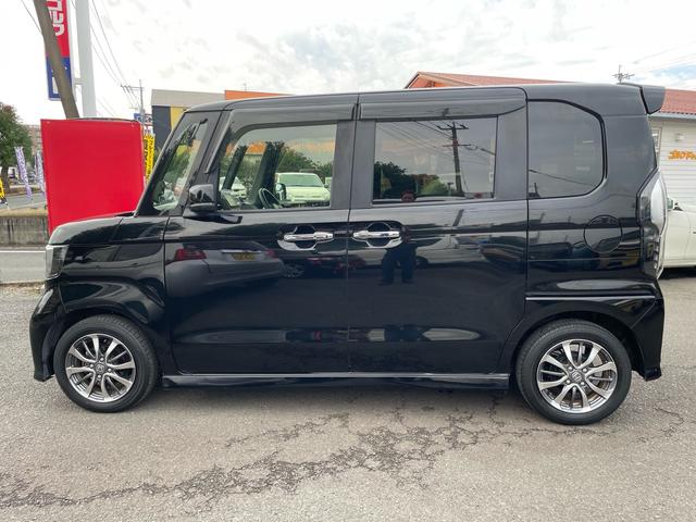 N-BOXカスタム L ワンオーナー車・ホンダセンシング・社外ナビ・TV・Bモニター・ドライブレコーダー・シートヒーター・LEDヘッドライト・左電動スライドドア・純正アルミ(4枚目)