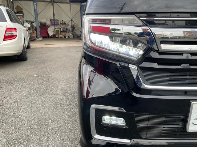 N-BOXカスタム L ワンオーナー車・ホンダセンシング・社外ナビ・TV・Bモニター・ドライブレコーダー・シートヒーター・LEDヘッドライト・左電動スライドドア・純正アルミ(5枚目)