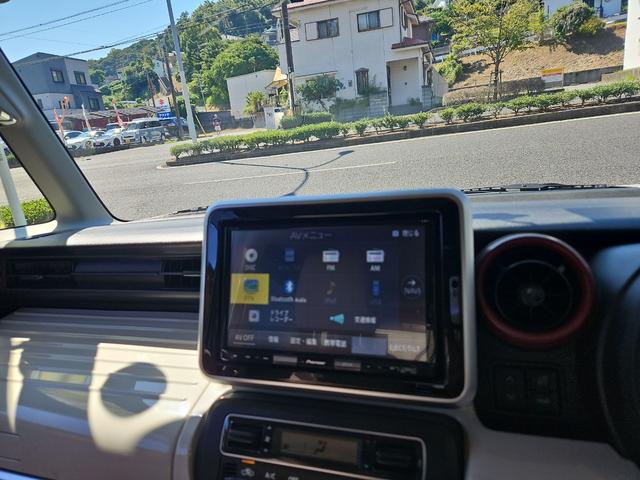 スペーシア ハイブリッドＸ　ドライブレコーダー　ＥＴＣ　両側電動スライドドア　ナビ　ＴＶ　クリアランスソナー　衝突被害軽減システム　スマートキー　アイドリングストップ　シートヒーター　ベンチシート　ＣＶＴ　盗難防止システム（7枚目）