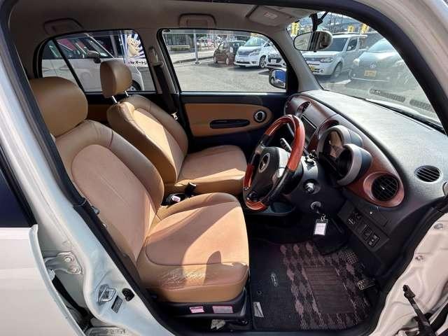 ミラジーノ プレミアムＸ　クラリオンメモリーナビ＆フルセグＴＶ・ＣＤ・ＤＶＤ・Ｂｌｕｅｔｏｏｔｈオーディオ・４ＡＴ車・バックカメラ・プラズマクラスター付オートＡ／Ｃ・モモ製ウッドコンビハンドル・純正エアロ＆ミニライト製（15枚目）