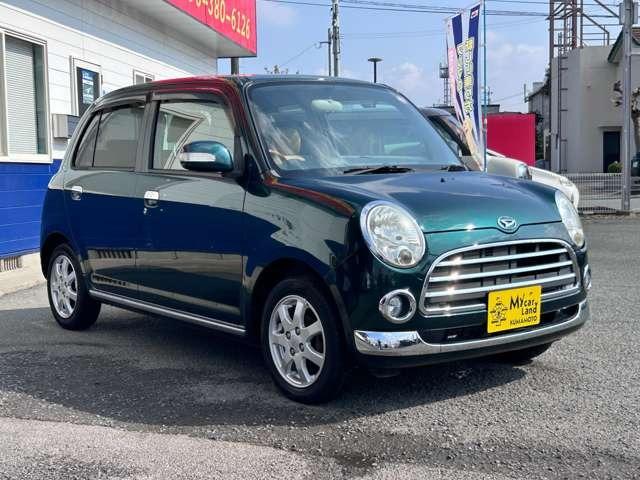 ミラジーノ プレミアムＸ　純正ＣＤ・ＭＤ・イオン付オートＡ／Ｃ・本革調コンビシート・４ＡＴ車・モモ製ウッドコンビハンドル・純正１４インチアルミ・フォク・ウッドコンビシフトノブ＆パネル（4枚目）