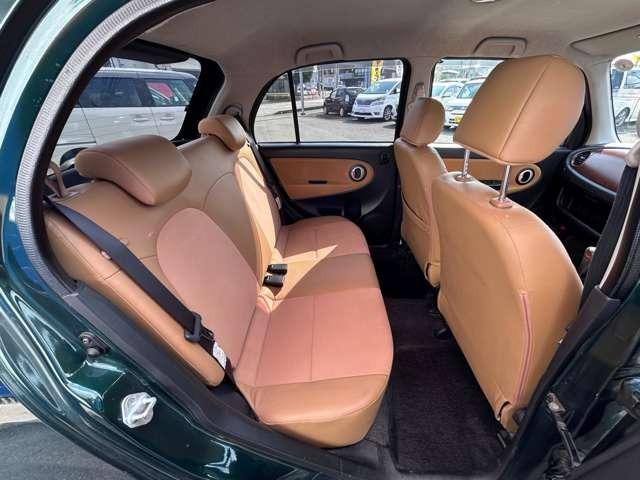 ミラジーノ プレミアムＸ　純正ＣＤ・ＭＤ・イオン付オートＡ／Ｃ・本革調コンビシート・４ＡＴ車・モモ製ウッドコンビハンドル・純正１４インチアルミ・フォク・ウッドコンビシフトノブ＆パネル（12枚目）