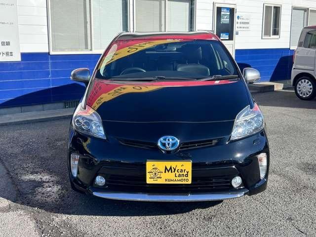 プリウス Sツーリングセレクション・マイコーデ 純正メモリナビ&フルセグTV・CD/DVD・Bluetoothオーディオ・バックカメラ・ETC・LEDヘッドライト・純正17インチアルミ・本革調専用シート・特別限定車(5枚目)