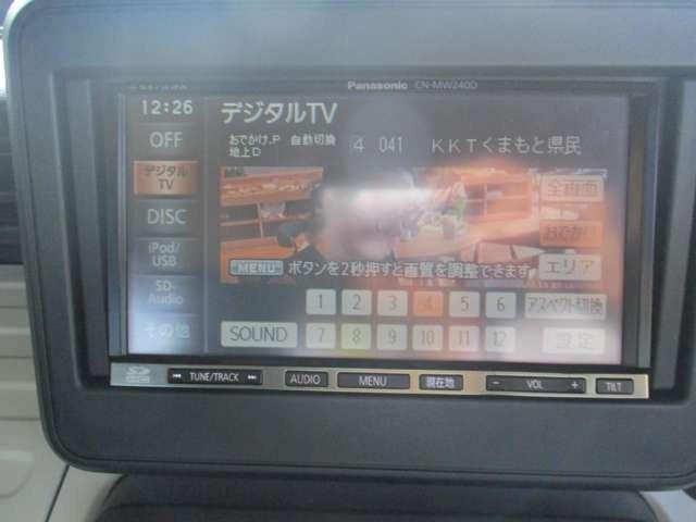 スペーシア ハイブリッドＧ　走行１９０００ｋｍ　ナビＴＶ　バックカメラ　コムテック前後ドライブレコ―ダー　車検令和８年９月　デュアルカメラレーダーブレーキ（6枚目）