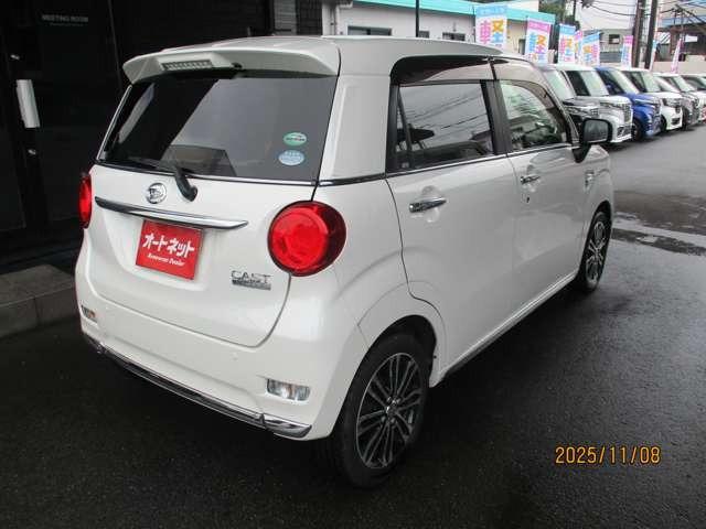 キャスト スタイルＧ　プライムコレクション　ＳＡＩＩ　走行７５０００ｋｍ　パナソニックナビフルセグＴＶ　ホワイトレザーシート　ＥＴＣシートヒーター　ＬＥＤライト　車検令和８年１０月（10枚目）