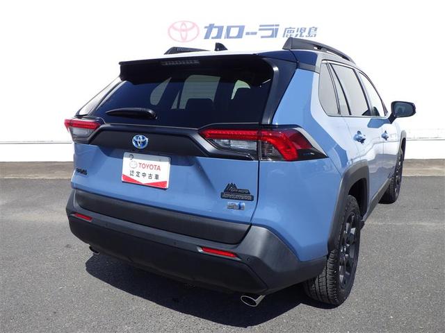 RAV4 ハイブリッドアドベンチャー オフロードパッケージII インテリジェントクリアランスソナー 地デジフルセグ 横滑り防止機能 クルコン LEDライト AWD 電動シート バックモニター ナビ&TV キーレス エアコン メモリーナビ ETC アルミホイール(16枚目)