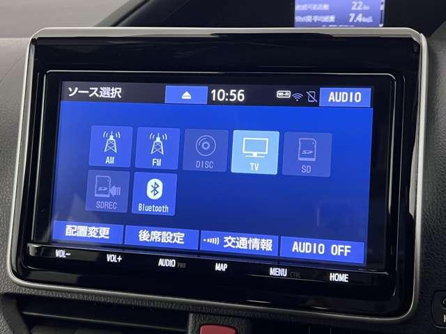 メモリーナビゲーション装備！ＴＶ・ＣＤ・ＤＶＤ再生・Ｂｌｕｅｔｏｏｔｈ対応！！