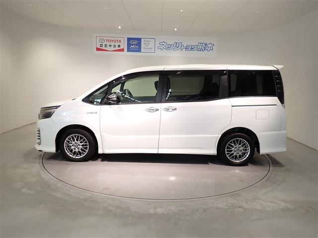 ヴォクシー ハイブリッドZS 煌 Wエアコン AW 衝突被害軽減 バックモニター 地デジ オートエアコン ワンオーナー車 ナビTV イモビライザー キーフリー 横滑り防止 3列シート ドライブレコーダー DVD メモリーナビ ABS(2枚目)