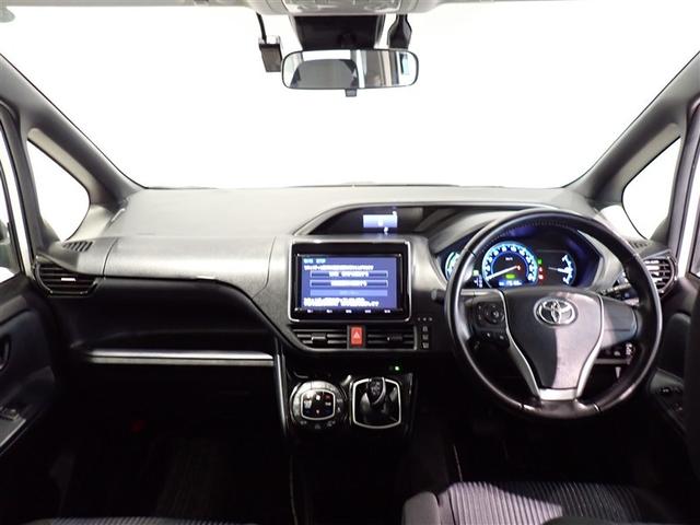 ヴォクシー ハイブリッドZS 煌 Wエアコン AW 衝突被害軽減 バックモニター 地デジ オートエアコン ワンオーナー車 ナビTV イモビライザー キーフリー 横滑り防止 3列シート ドライブレコーダー DVD メモリーナビ ABS(9枚目)