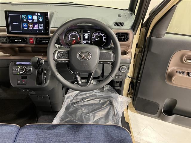 ムーヴキャンバス セオリーＧ　テレビ　ＩＳＴＯＰ　衝突軽減ブレーキ　ＬＥＤヘッド　横滑り防止機能　両側オートスライドドア　Ｂカメラ　フルセグＴＶ　サイドエアバッグ　イモビライザー　キーフリー　エアバッグ　オートエアコン　ＡＢＳ（3枚目）