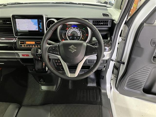 スペーシアカスタム ハイブリッドＸＳ　両側パワ－スライドドア　Ｂカメ　スマキー　キーレスエントリー　アイドルストップ　ＬＥＤヘッドライト　ナビＴＶ　ハーフレザーシート　オートエアコン　サイドエアバッグ　アルミホイール　盗難防止システム（3枚目）